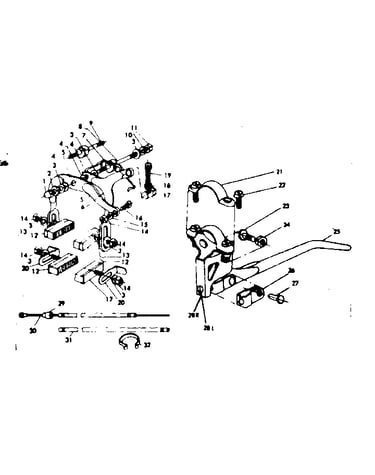 Front & rear caliper hand brake