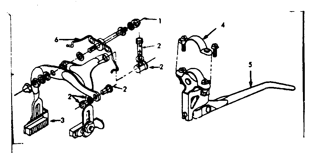 Front & rear caliper hand brake replacement parts
