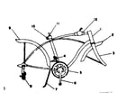 Sears 502459760 frame assembly diagram