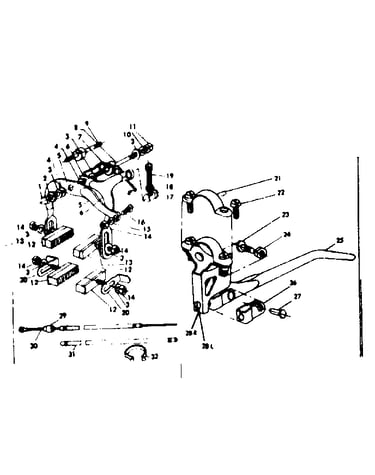 Front & rear caliper hand brake