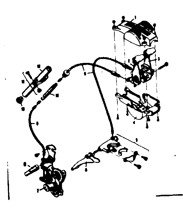 Front & rear shifter parts w/10-speed controls