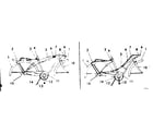 Sears 502463333 frame assembly diagram