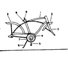 Sears 502476091 frame assembly diagram