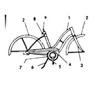 Sears 502477050 frame assembly diagram