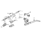 Sears 502477160 front and rear caliper hand brake diagram