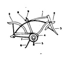 Sears 502477220 frame assembly diagram