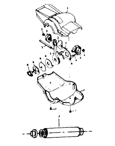 Front shifter parts w/console & cable overload