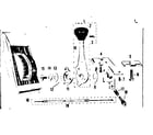 Sears 502477280 shimano-5-speed console control diagram