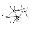 Sears 502477571 frame assembly diagram