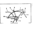 Sears 502477650 frame assembly diagram