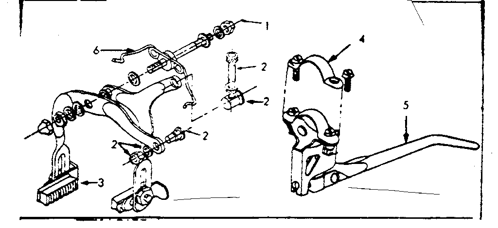 Front caliper hand brake replacement parts
