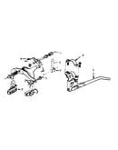 Front caliper hand brake replacement parts