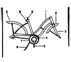Sears 502477761 frame assembly diagram