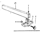 Craftsman 11324210 rip fence assembly diagram