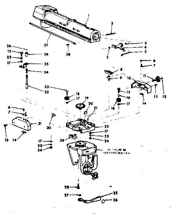Radial arm assembly