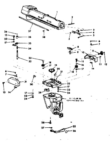 Radial arm assembly