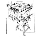Craftsman 11329952 table assembly diagram