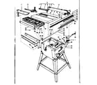 Craftsman 11329953 table assembly diagram