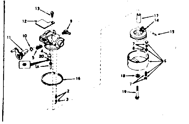 Carburetor no. 631496