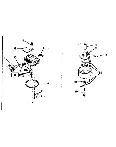 Carburetor no. 631496