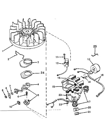 Alternator magneto