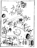 Engine and wheel assembly
