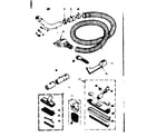 Kenmore 116A78150 attachment parts diagram