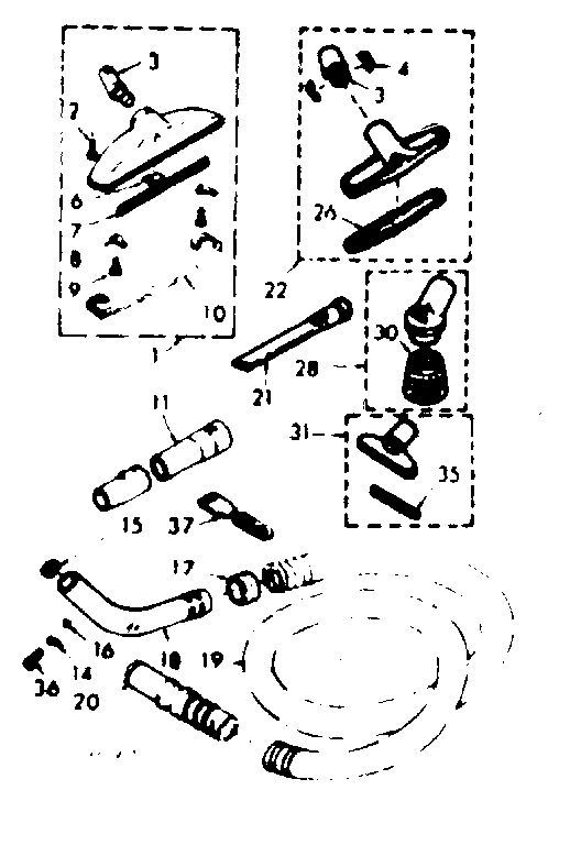 Attachment parts