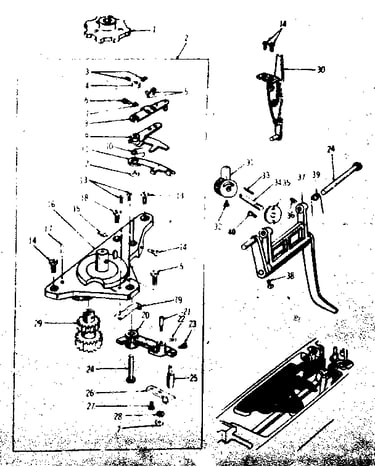 Cam driver axle and base assembly