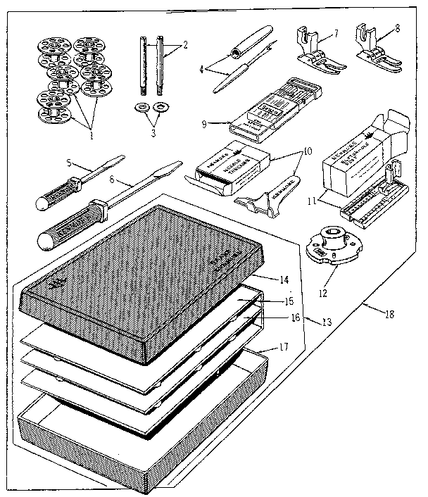 Attachment parts