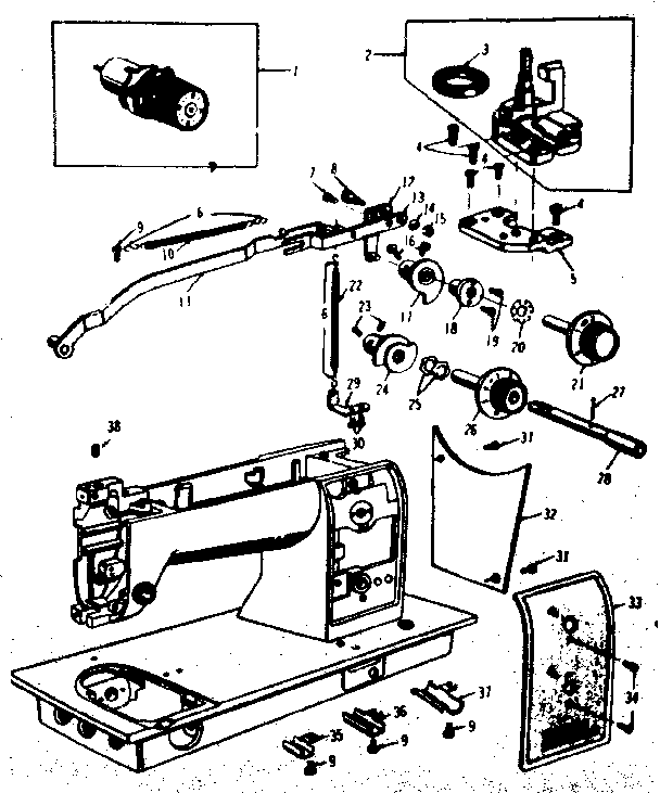 Zigzag guide assembly