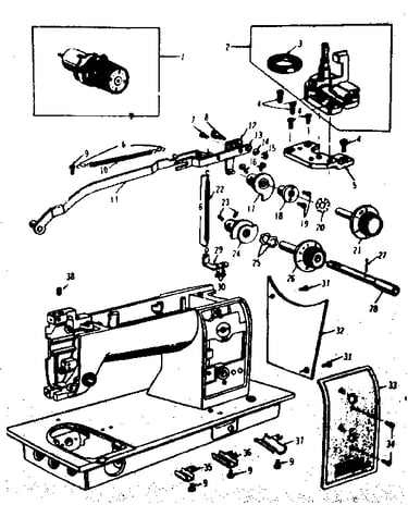 Zigzag guide assembly