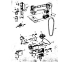 Kenmore 158163 motor assembly diagram