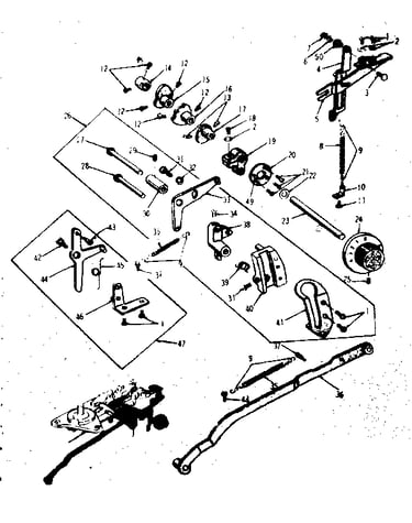 Zigzag guide assembly
