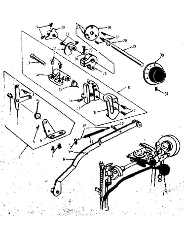 Geared cam assembly