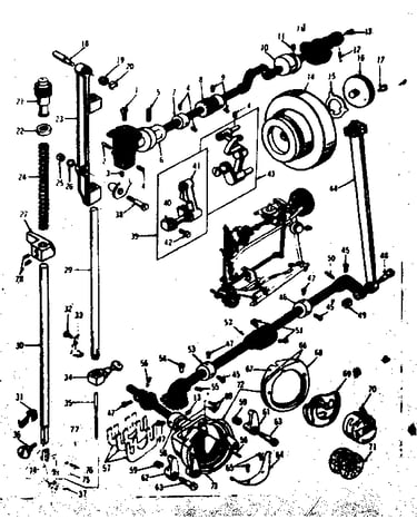 Presser bar and shuttle assembly