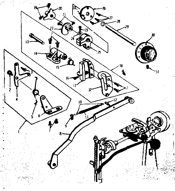 GEARED CAM ASSEMBLY