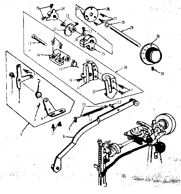 GEARED CAM ASSEMBLY