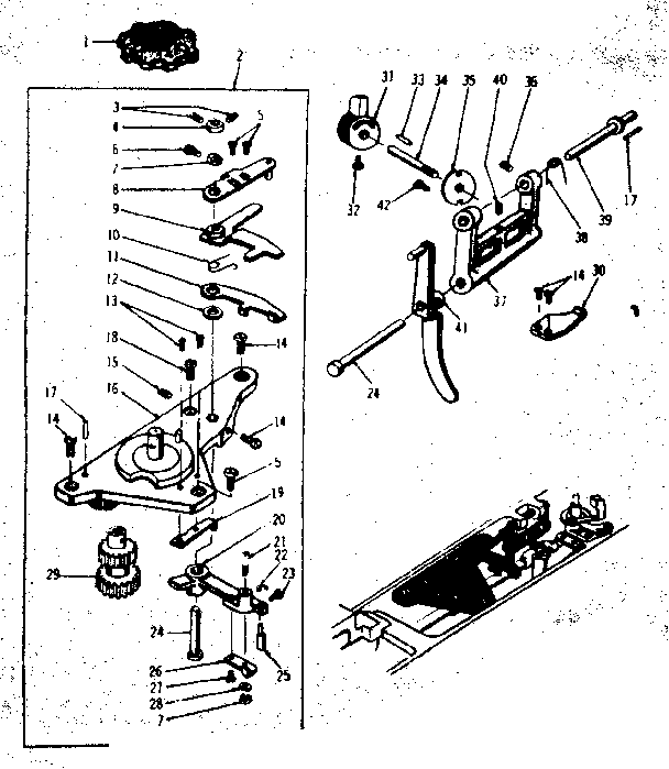 GEARED CAM ASSEMBLY