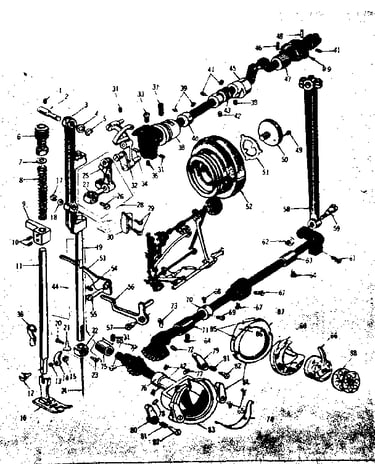 Presser bar and shuttle assembly