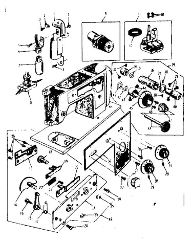 Dial controls and face plate