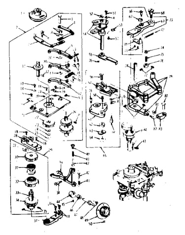 Zigzag guide assembly
