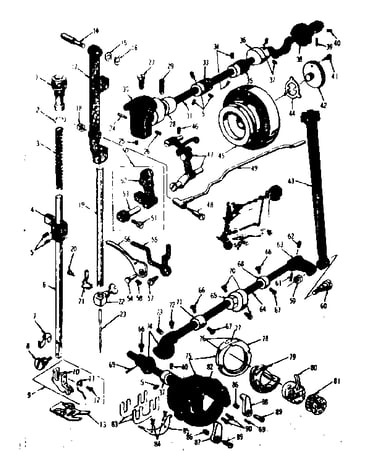 Presser bar and shuttle  assembly