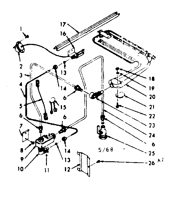 Burner section