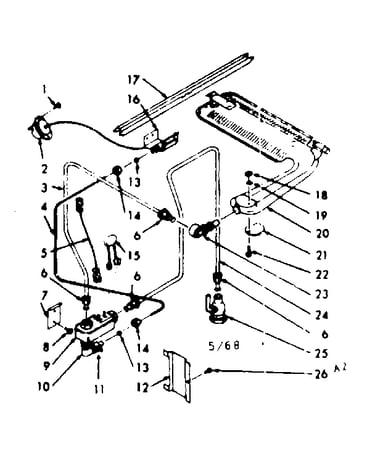 Burner section