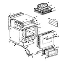 Kenmore 1034036570 body section diagram