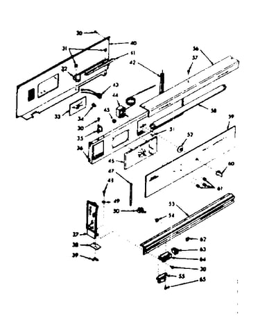 Backguard section