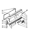 Backguard section