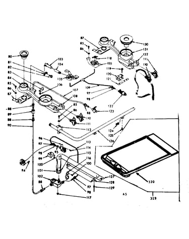 Burner section