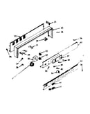 Backguard section
